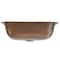 Nantucket Sinks 17 Inch X 14 Inch Hammered Copper Rectangle Undermount Bathroom Sink, 1.5 Inch Drain REHC - alternate 3